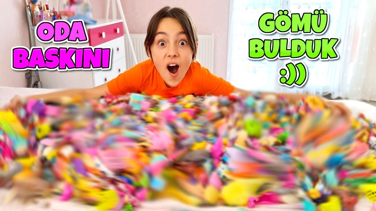 G&Ouml;M&Uuml; BULDUK ODA BASKINI OYUNCAX TV MELİKE