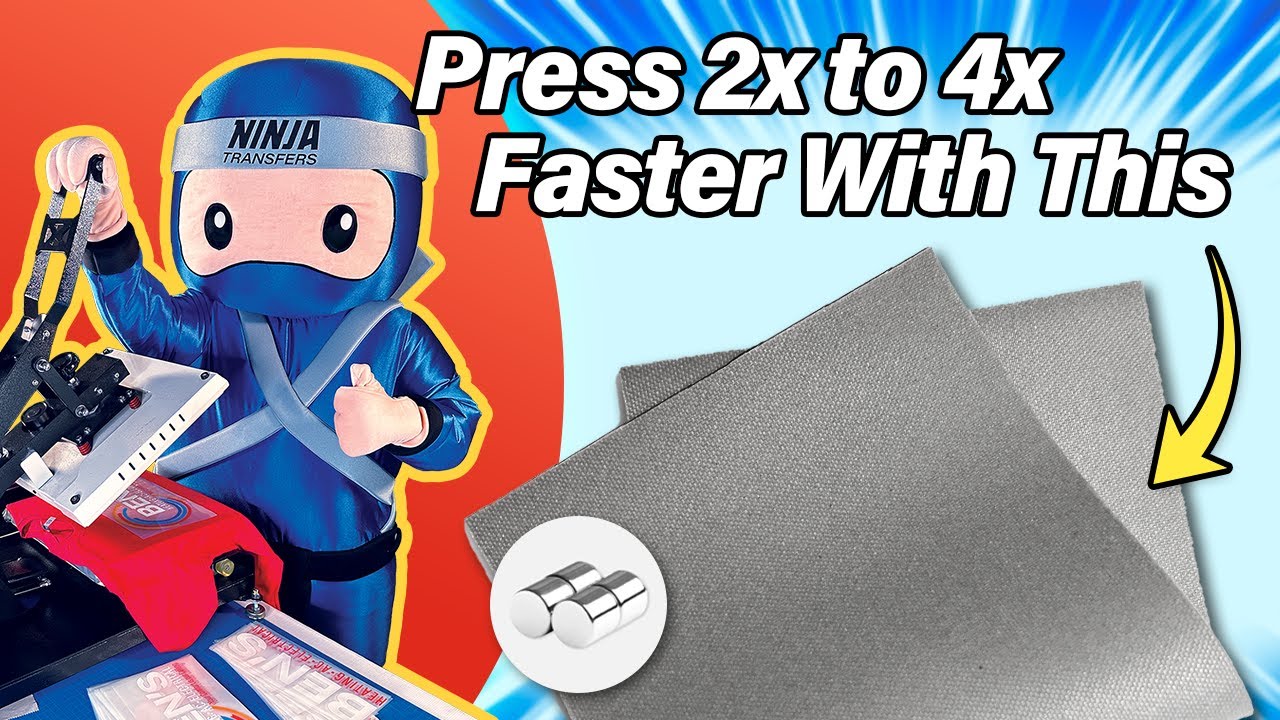Speed Up Your DTF Pressing by 2x-4x with the Silicone Upper Platen Cover