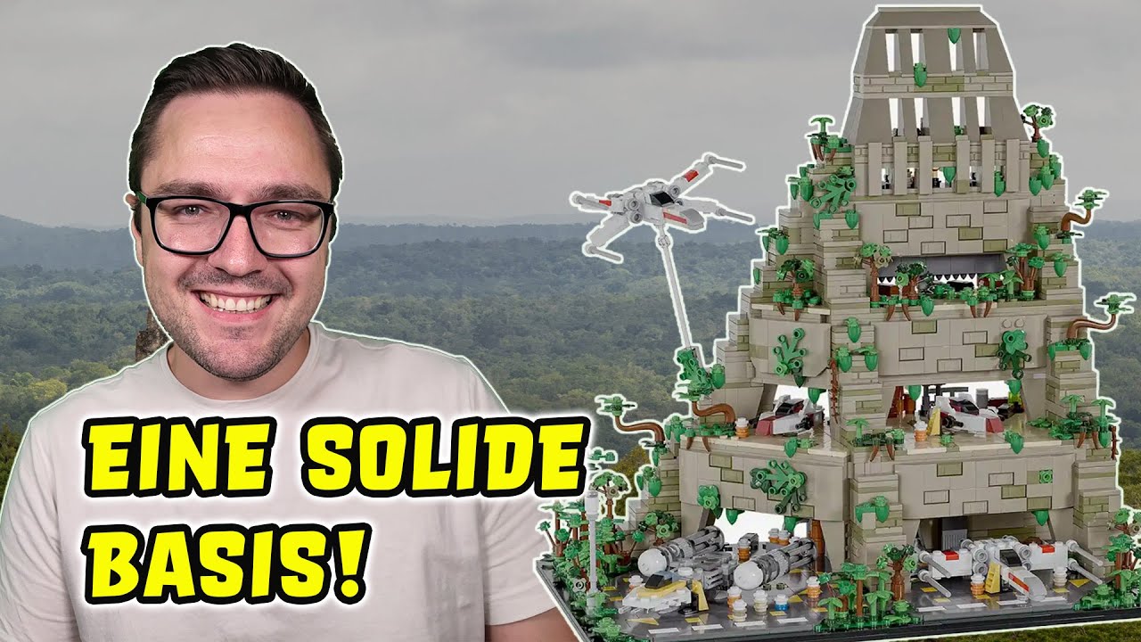 60 Euro, 2400 Teile: So geht Yavin 4! - MODBRIX 108917 Rebellenbasis im alten Tempel (Star Wars)