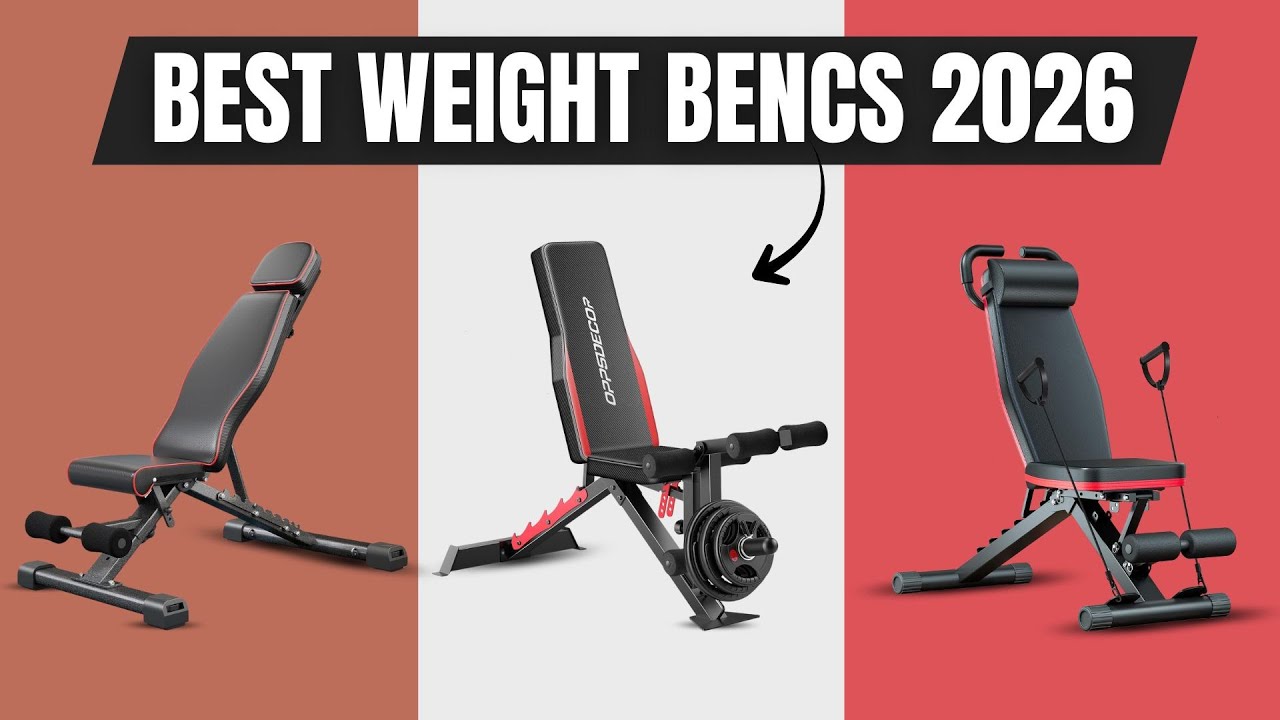 ✅ Top 5 Adjustable Weight Benches of 2026 (Tested & Ranked) - Home Gym MUST-HAVE!
