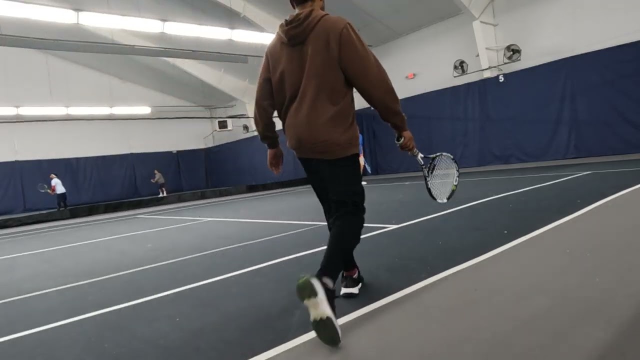 Tennis Practice at PRAC 35