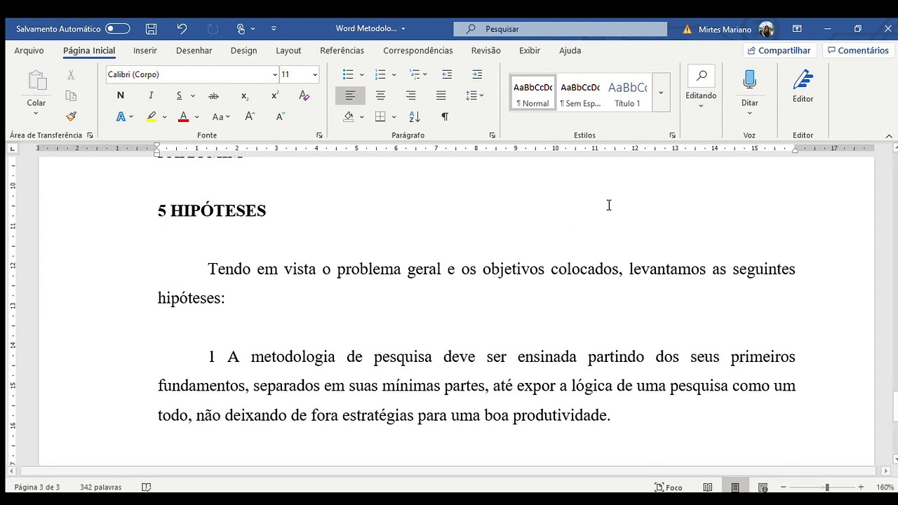 14 COMO FAZER UM PROJETO DE PESQUISA - HIPÓTESE (ABNT NBR 15287)