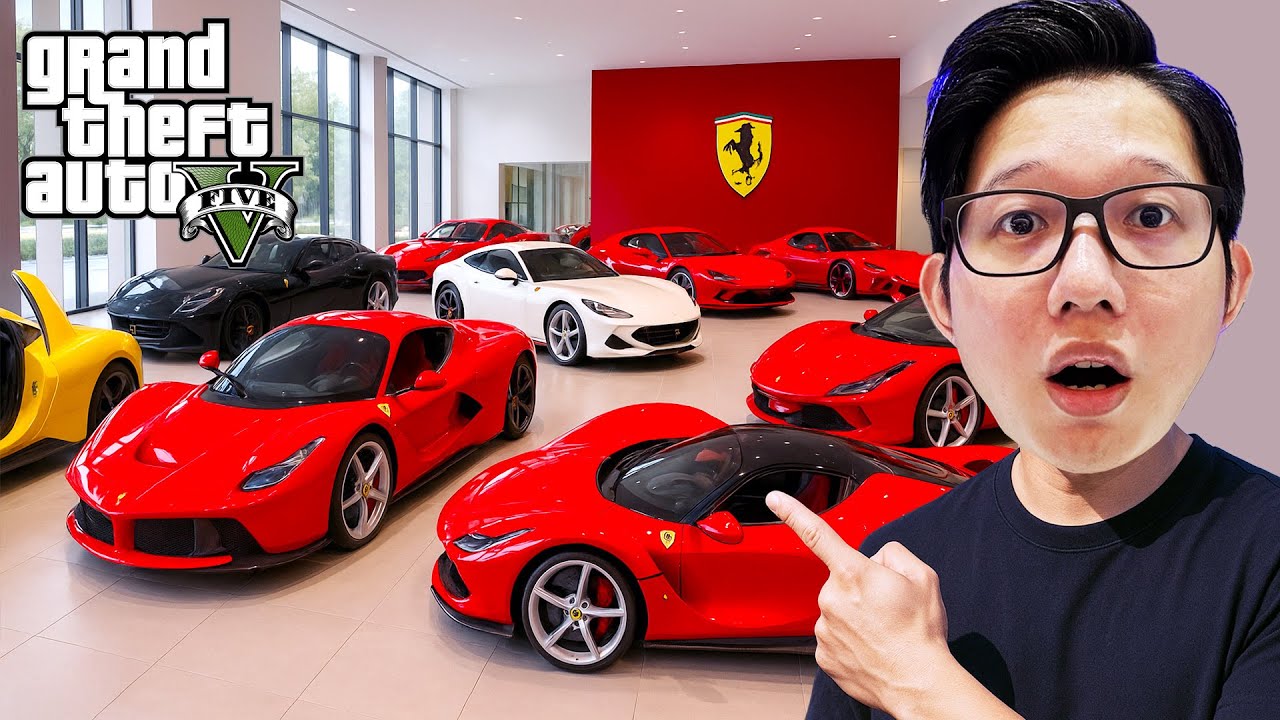 小富偷車 偷爆法拉利把展售中心塞滿了
