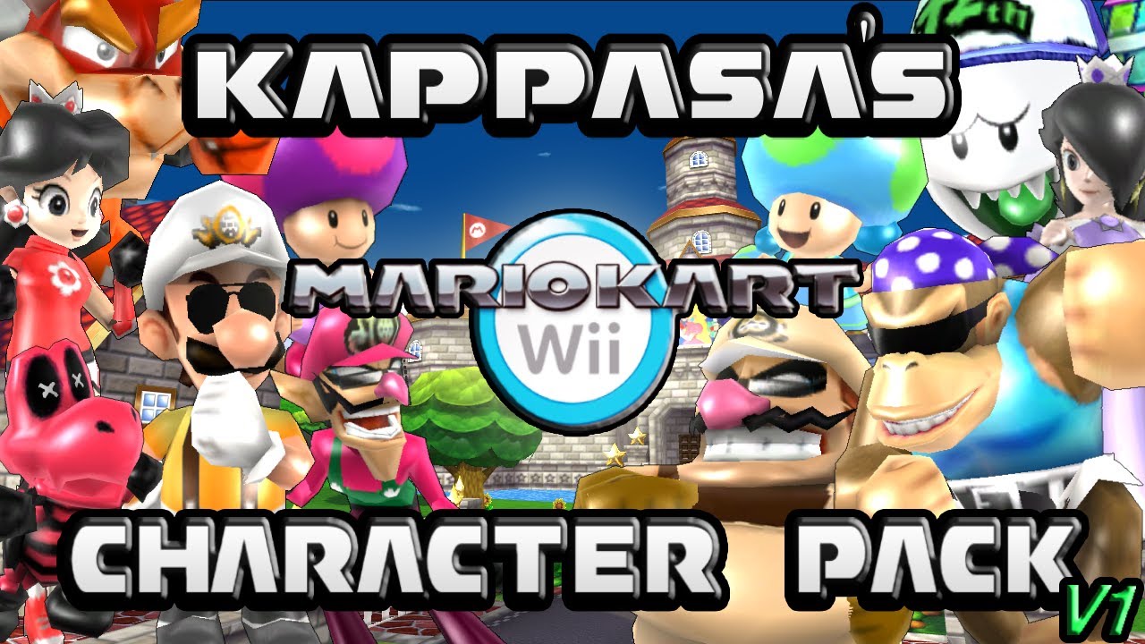 KappASA's Mario Kart Wii Character Textures Pack V1