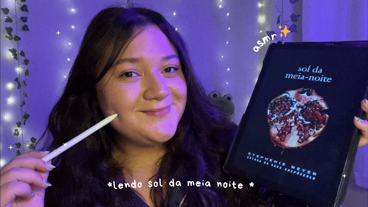 ASMR | lendo CREPÚSCULO até VOCÊ DORMIR! 🌒🥀 (voz suave, sol da meia noite)
