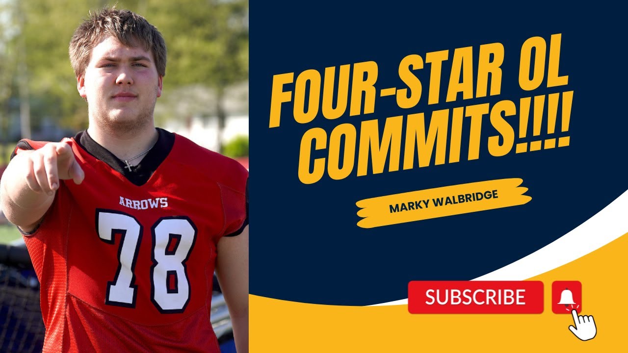 On300 OL Marky Walbridge COMMITS to Michigan | #GoBlue