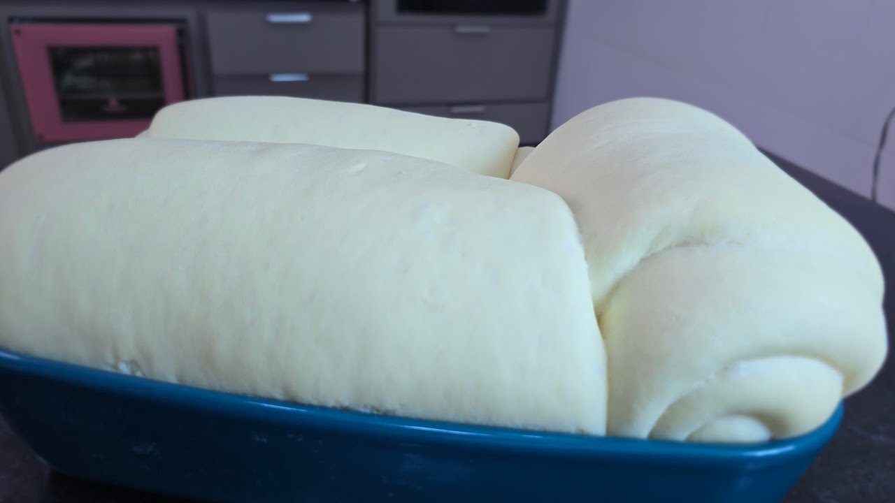 🚨 ADICIONEI UM INGREDIENTE E MINHA MASSA NÃO PAROU  DE CRESCER😍 PÃO CASEIRO DE NATA FAÇA EM CASA😍