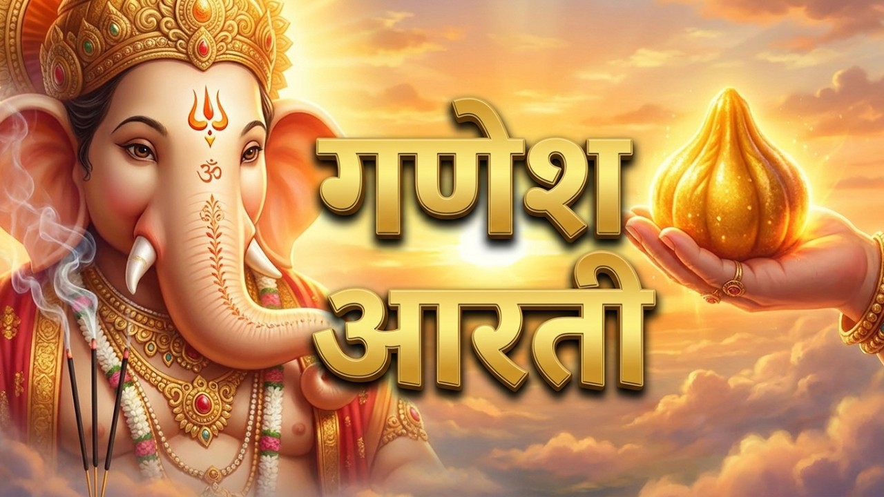 श्री गणेश आरती | दिन की शुभ शुरुआत | Ganesh Aarti | Morning Prayer | Divine & Peaceful Aarti