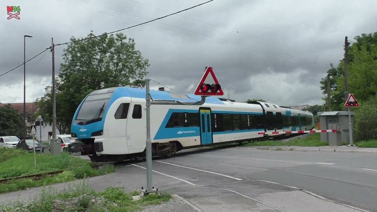 Železniški prehod Ljubljana Ježica (SLO) - 6.8.2025 / Žel. přejezd / Slovenian railroad crossing