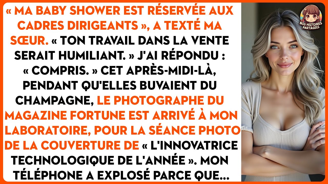 Ma sœur m'exclut : Je suis élue Innovatrice de l'année !