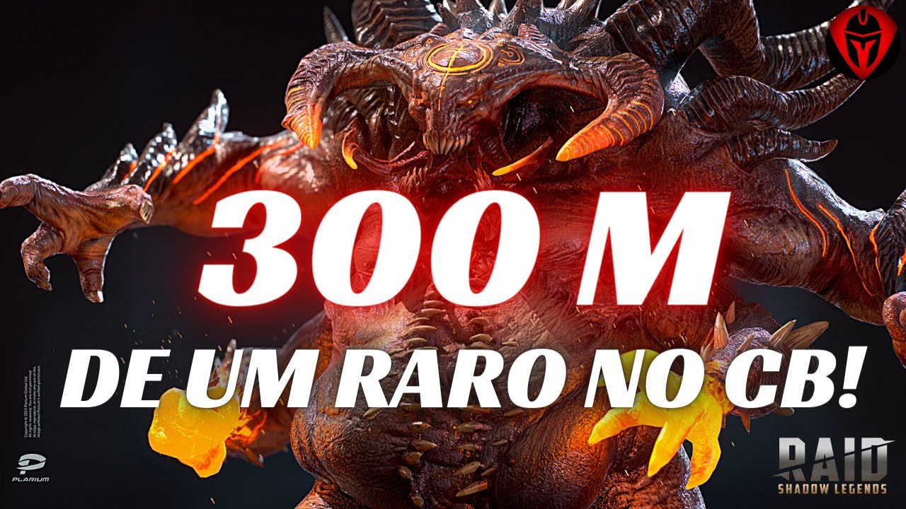 RAID: SHADOW LEGENDS PT/BR 300 MILHÕES DE DANO COM APENAS UM CAMPEÃO RARO NO CHEFE DE CLÃ!