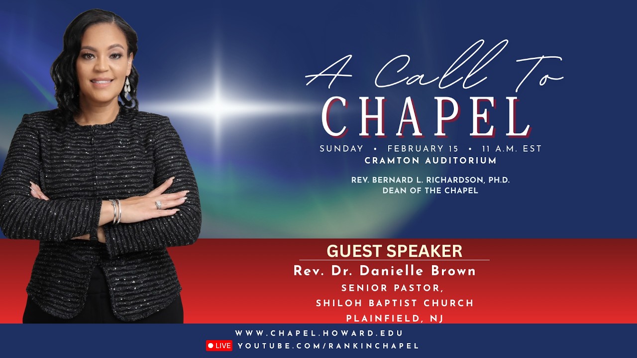 Rev. Dr. Danielle L. Brown | Andrew Rankin Memorial Chapel | Howard University