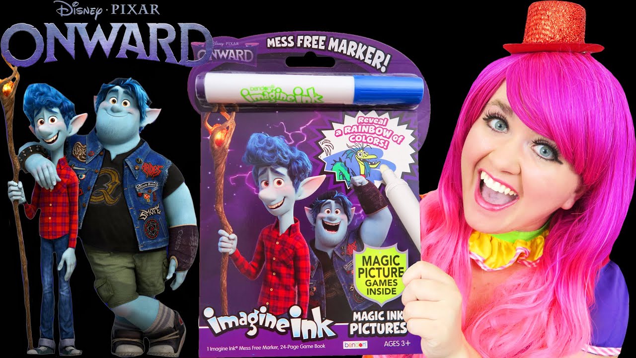 Coloring Onward Magic Reveal Ink Coloring Book | Imagine Ink Marker