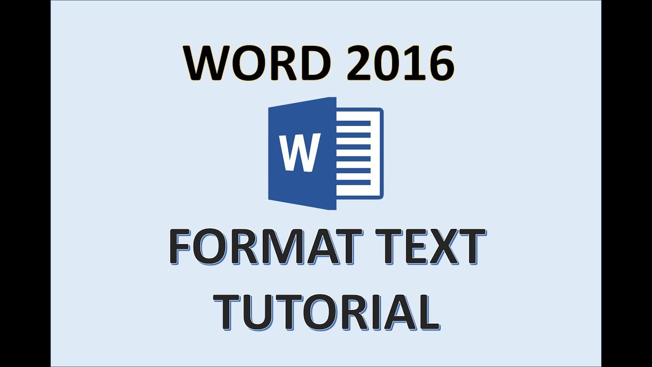 Word 2016 - Format Text - How To Edit Font and Centering Fonts, Paragraphs & Sections Formatting MS