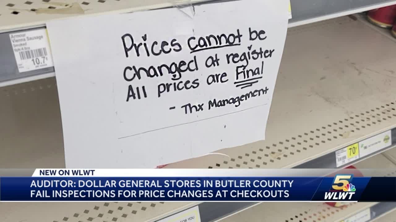Auditor: Dollar General stores fail inspection for changing price of products at checkout