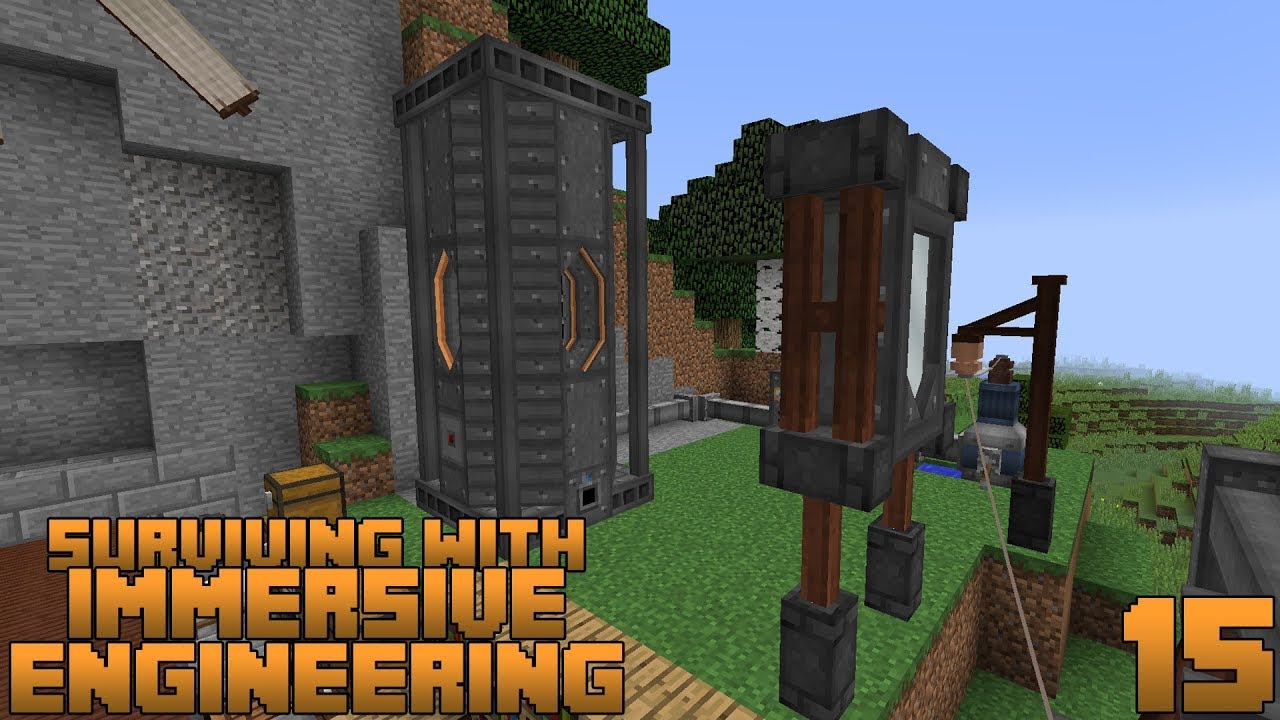 Surviving With Immersive Engineering :: E15 - Solar Tower & Solar Reflector