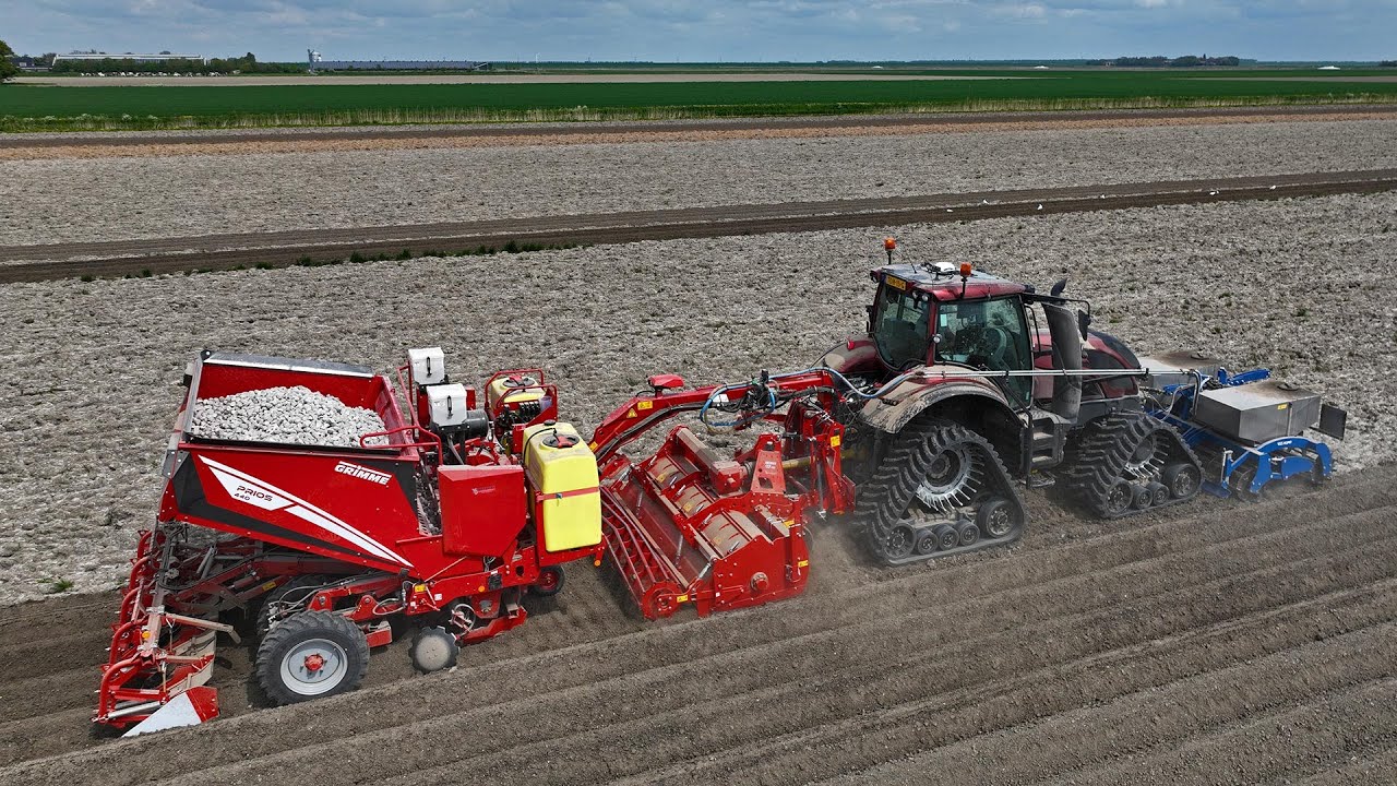 *NEW* prototype Grimme Prios 440 potato planter | Valtra T234 on tracks