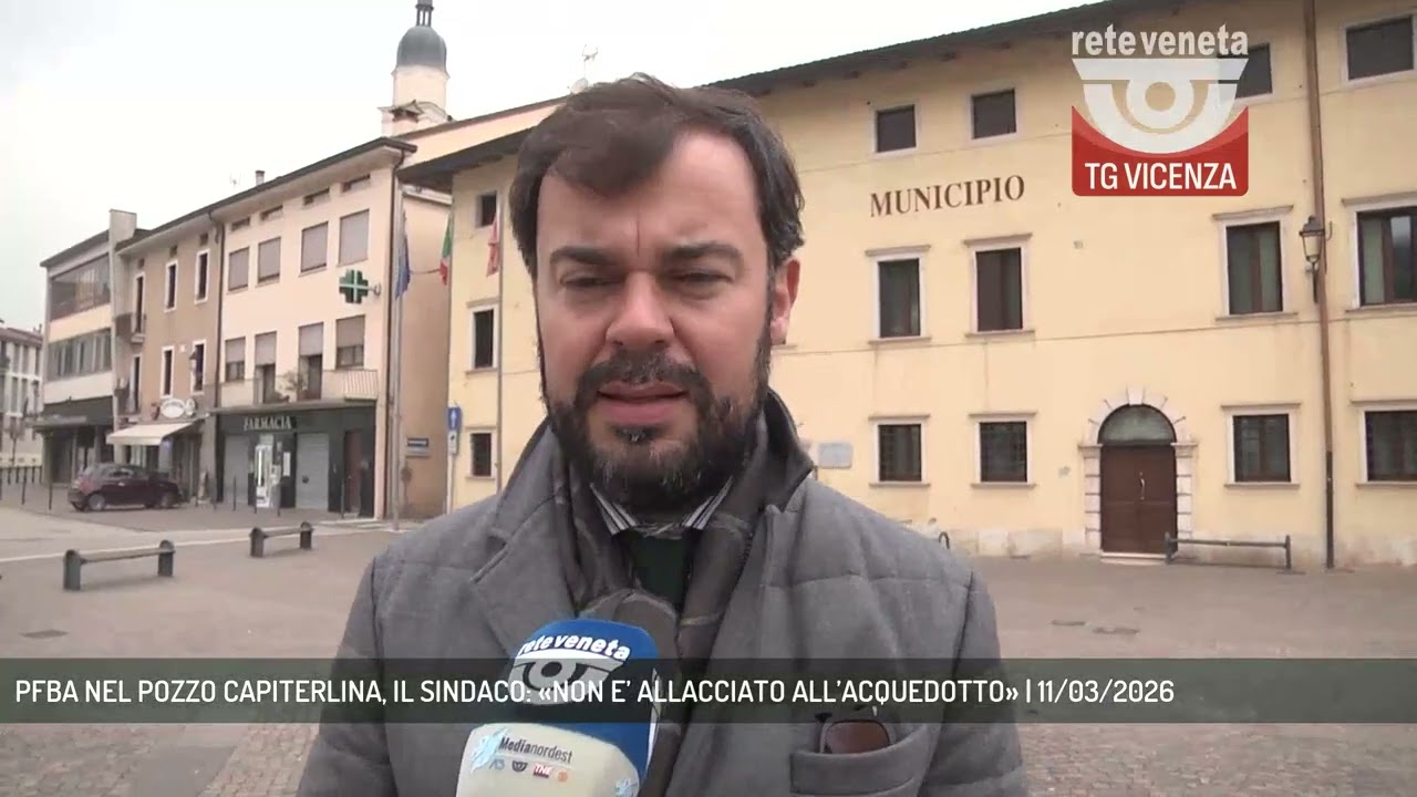 PFBA NEL POZZO CAPITERLINA, IL SINDACO: «NON E’ ALLACCIATO ALL’ACQUEDOTTO» | 11/03/2026