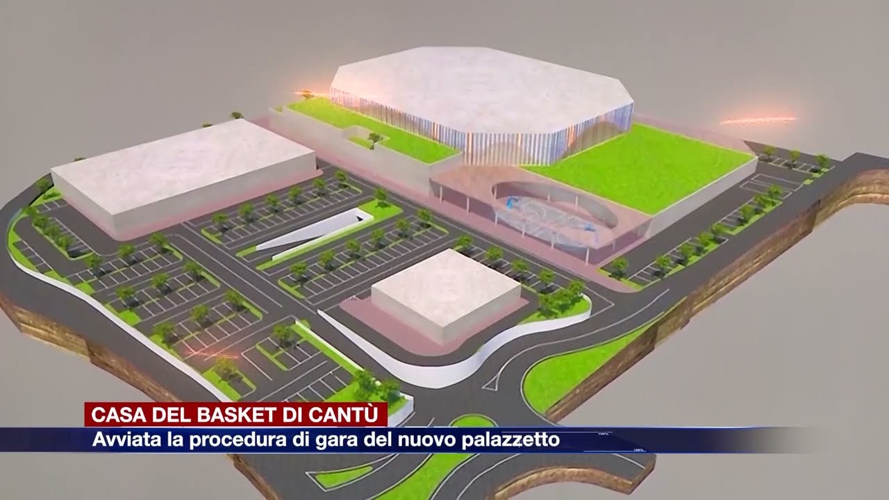 Etg - Palazzetto di Cantù, avviata la gara per la nuova arena sportiva