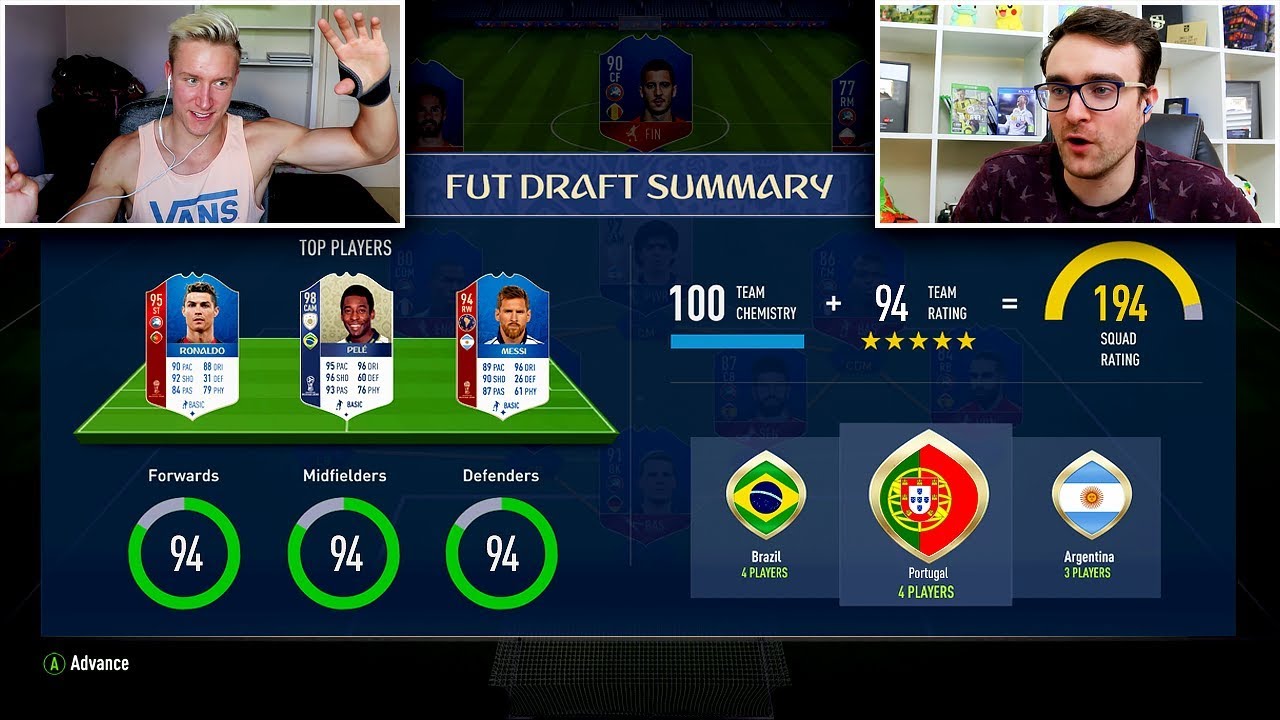 HIGHEST Rated WORLD CUP FUT Draft Vs ANDROS?! - FIFA 18 WORLD CUP