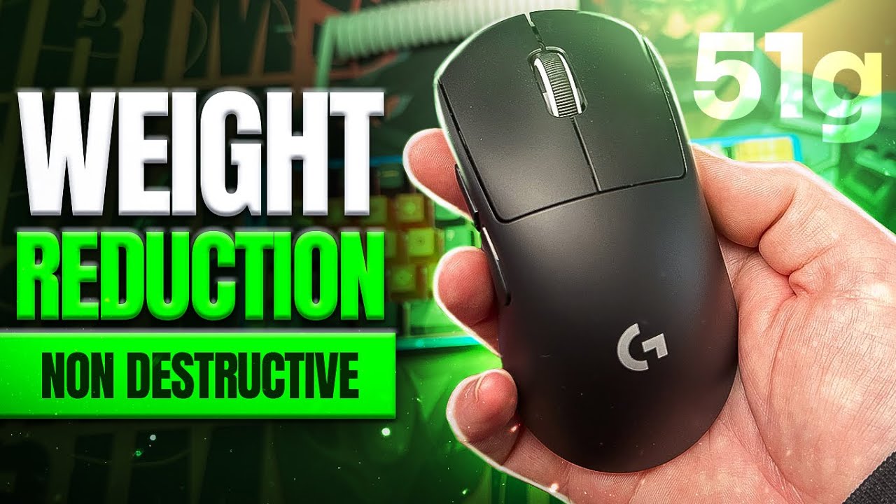 Руководство по снижению веса Logitech G Pro X Superlight 2 Dex: неразрушающая модификация!