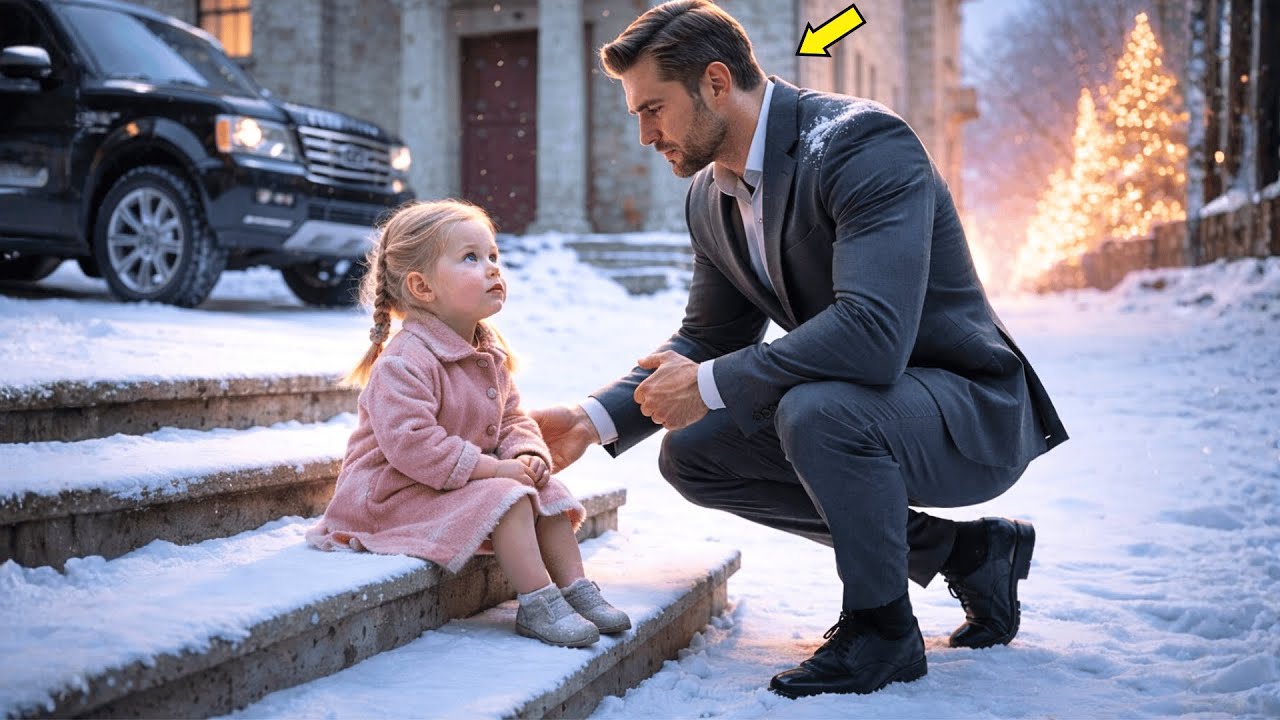 Un PDG découvre une fillette seule sous la tempête de neige—Maman a dit que vous seul pouviez nous..