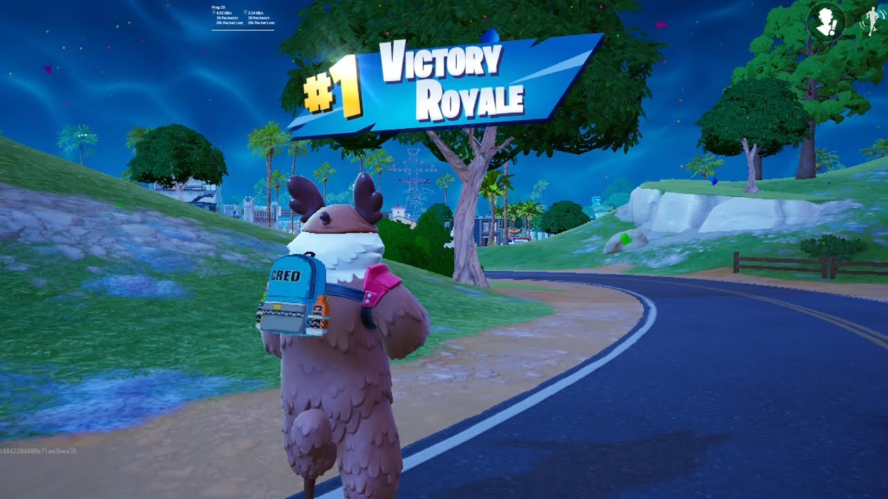 Fortnite Battle Royale Duos Victory Royale game (Chapter 7 Season 1)