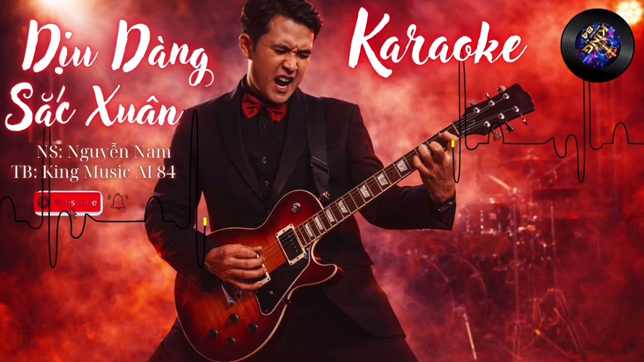 Dịu Dàng Sắc Xuân karaoke - Beat Rock Dịu Dàng Sắc Xuân | Nhạc Sĩ Nguyễn Nam | King Music AI 84