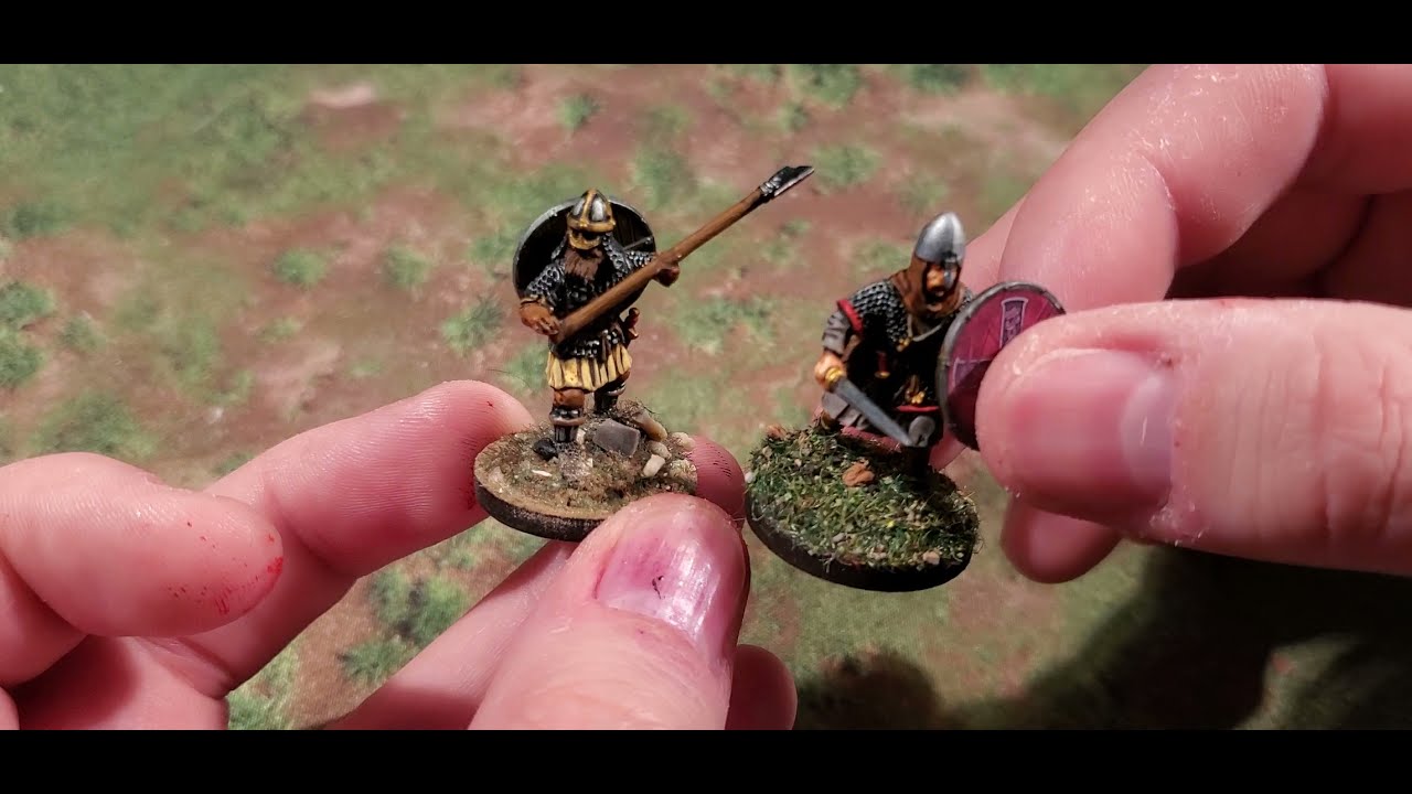 Saga/Ravenfest Vikings and Saxons 28mm Victrix.