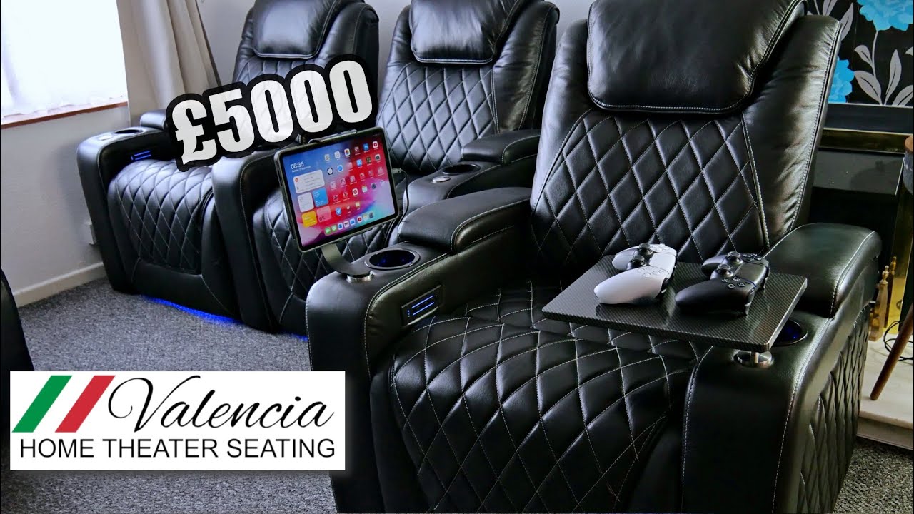 The Most Luxurious, Valencia OSLO Home Cinema Seating - £5000 UNBOXING CHALLENGE!