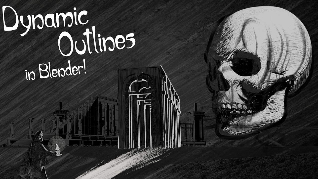 Dynamic Outlines with Geometry Nodes & Attributes in Blender