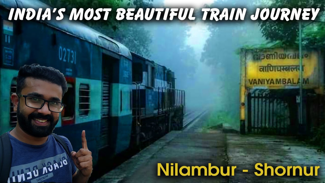 NILAMBUR - SHORNUR TRAIN JOURNEY | INDIA'S MOST BEAUTIFUL TRAIN ROUTE |  VLOG 151