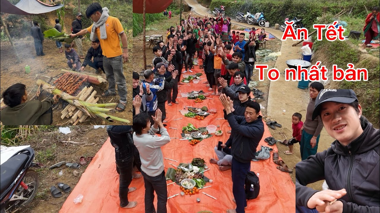Nhộn nhịp hơn cả ngày Tết,cả bản ăn mừng con đường hạnh phúc và những xiên thịt nướng thơm khắp vùng