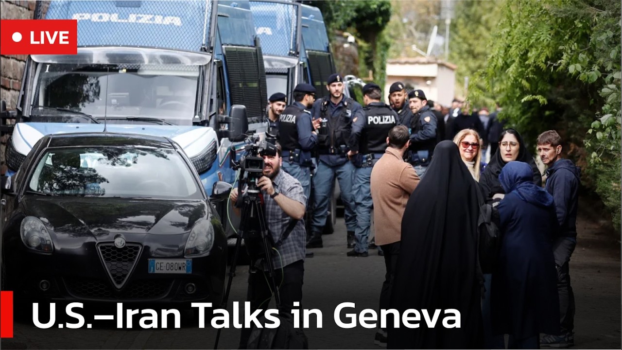 🔴LIVE: Police Block Street Near Omani Residence in Geneva Ahead of U.S.&ndash;Iran Nuclear Talks | AC1W