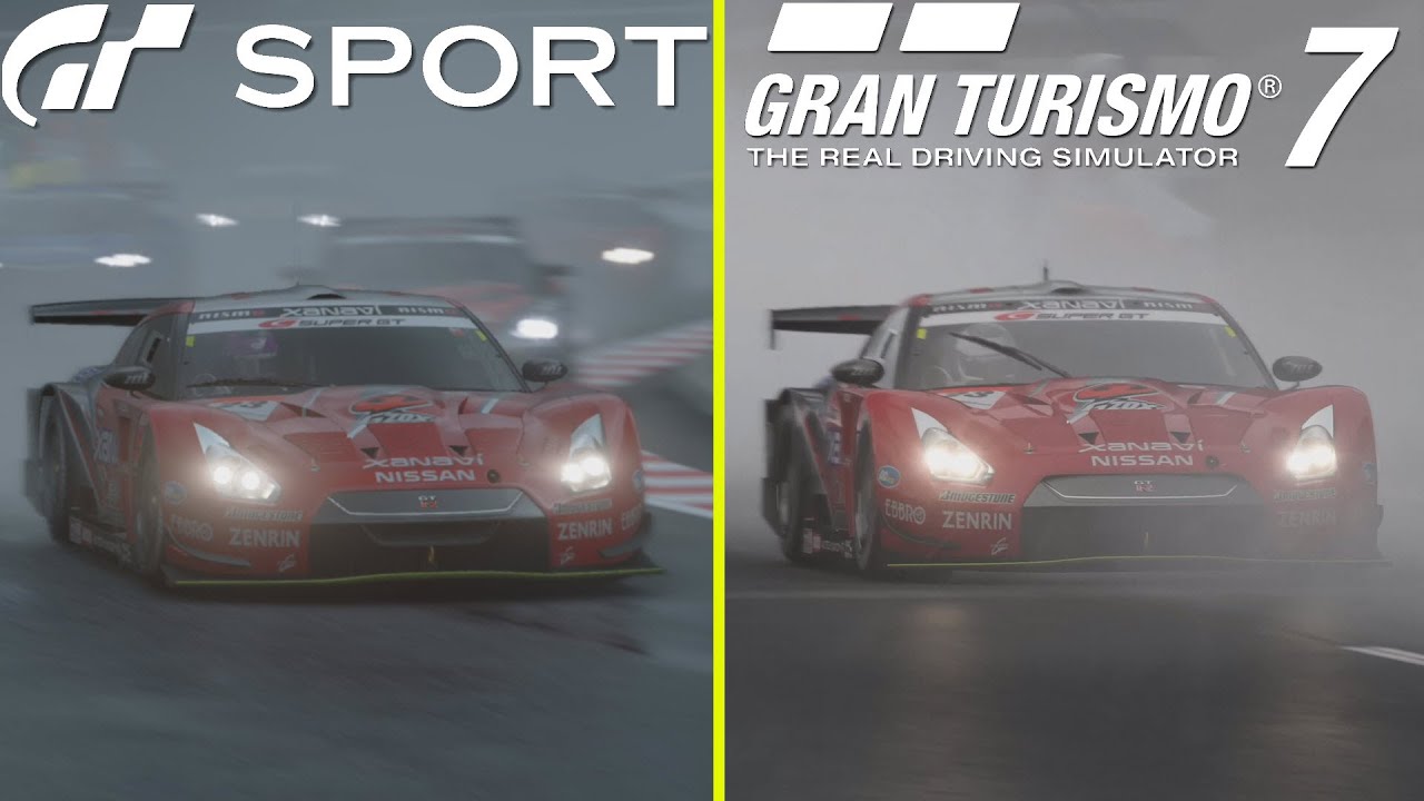Gran Turismo 7 и Gran Turismo Sport: сравнение графики на PS5