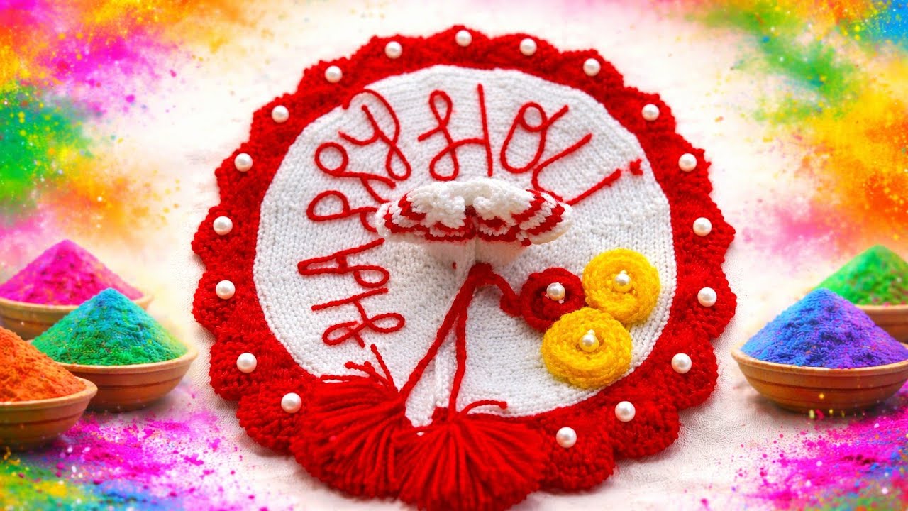 सलाई से बनाएं लड्डू गोपाल जी की सुंदर और आसान ऊनी पोशाक #laddugopalwinterdress #holispeaseldress