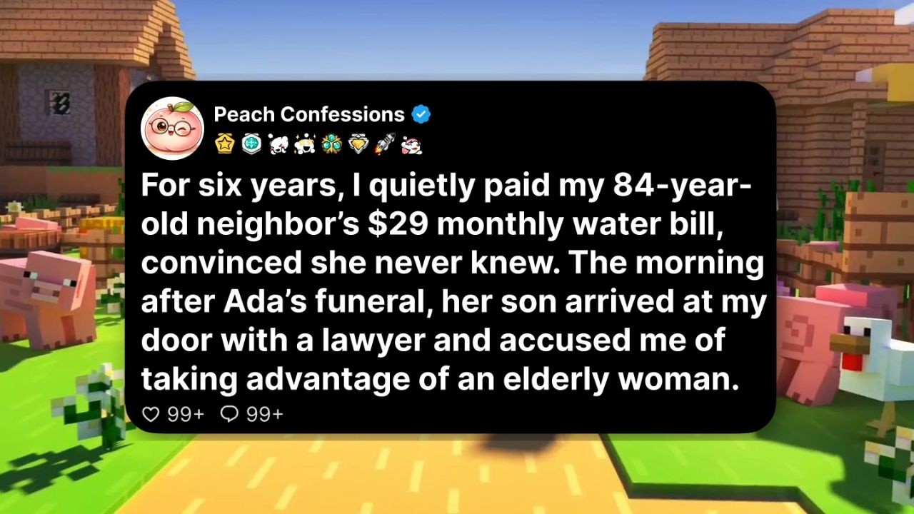 For six years, I quietly paid my 84-year-old neighbor&rsquo;s $29 monthly water bill, convinced she...