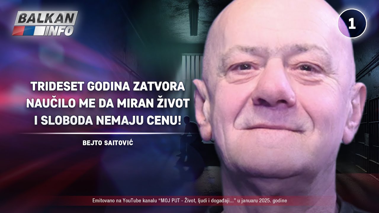 INTERVJU: Bejto Saitović – 30 godina zatvora naučilo me da mir i sloboda nemaju cenu! (23.1.2025)