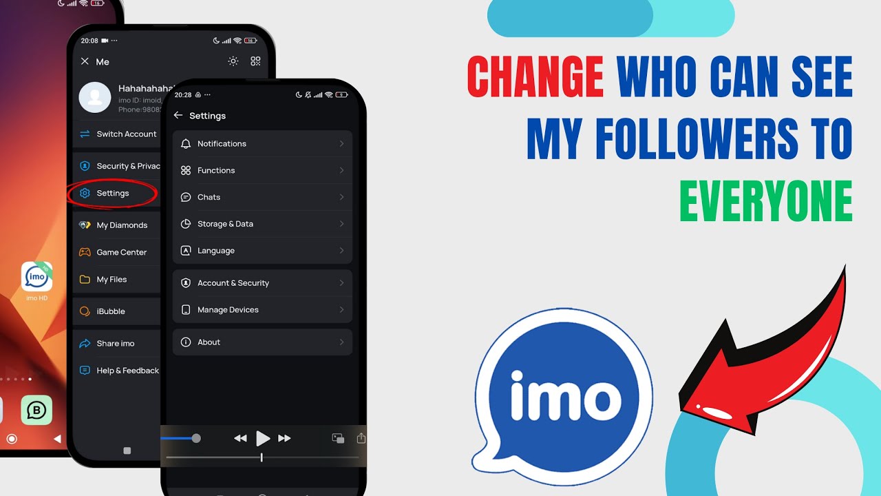 Change Who Can See My Followers To Everyone On Imo HD. |Technologyglance