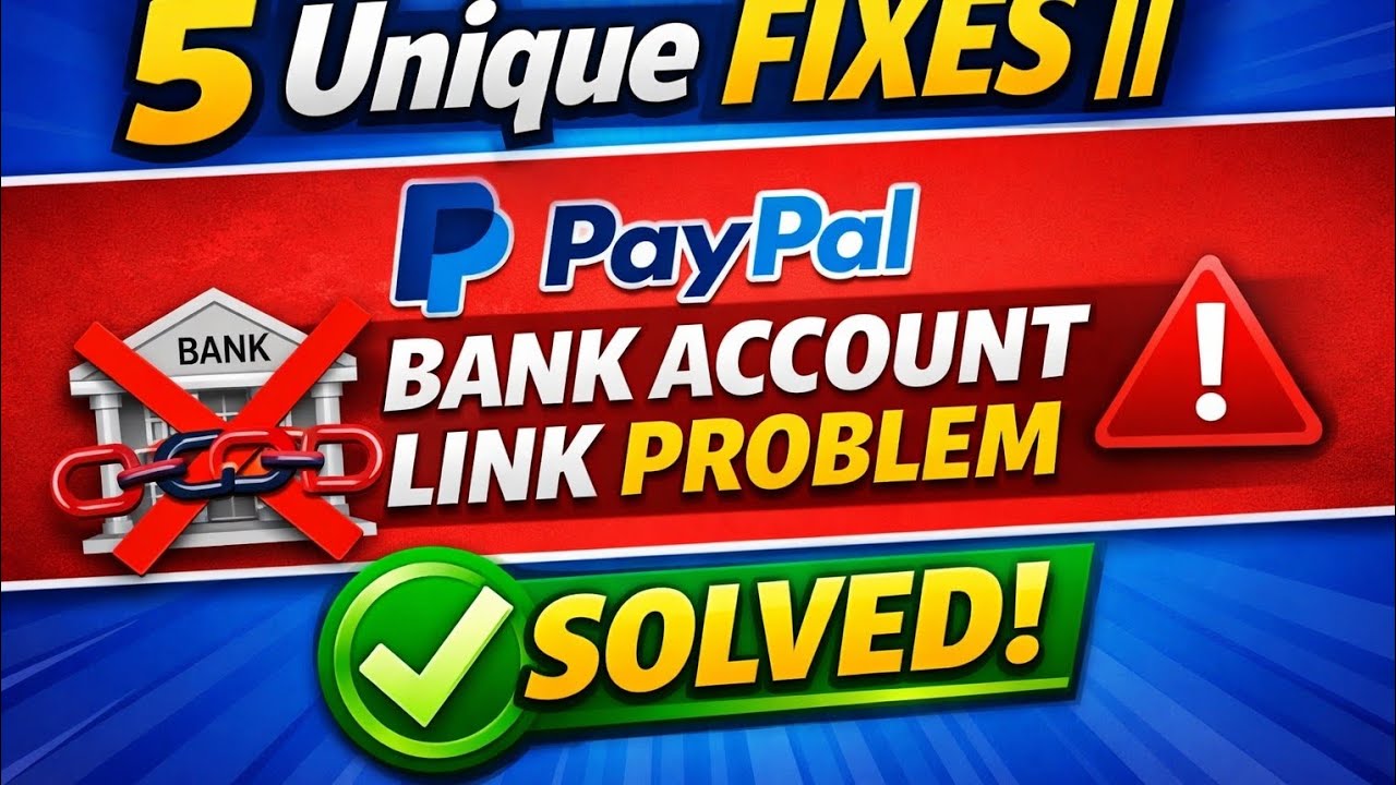 Проблема с привязкой банковского счета PayPal решена || 5 уникальных способов решения