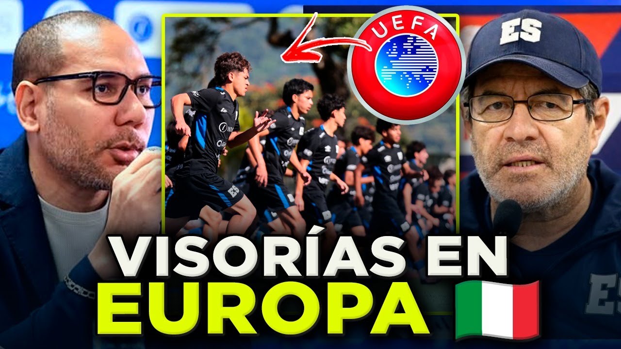 🔥 LA SELECTA 🇸🇻 ARRANCA con VISORÍAS EN ITALIA 🇮🇹 ¡Y LUEGO TODA EUROPA!