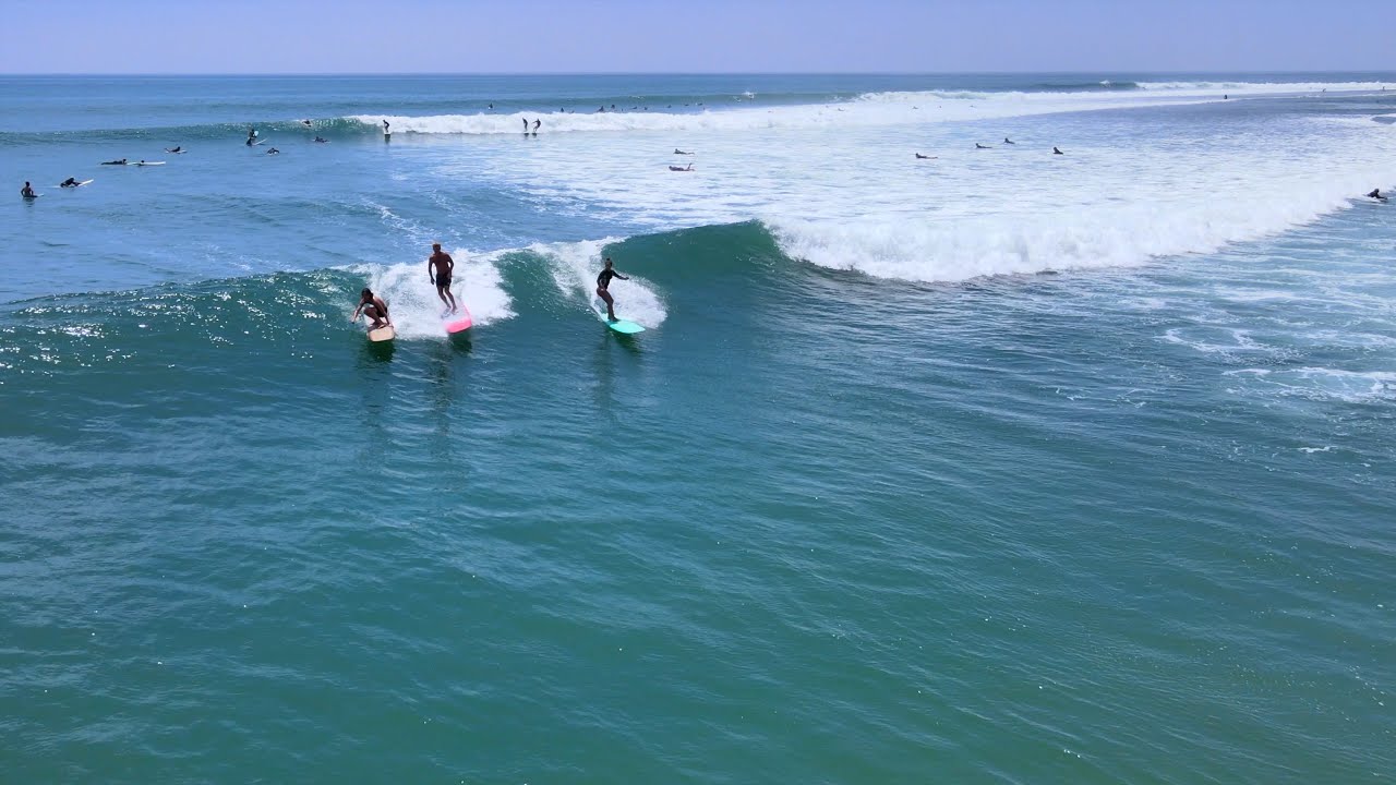 Malibu Surfing Longboard Summer Swell