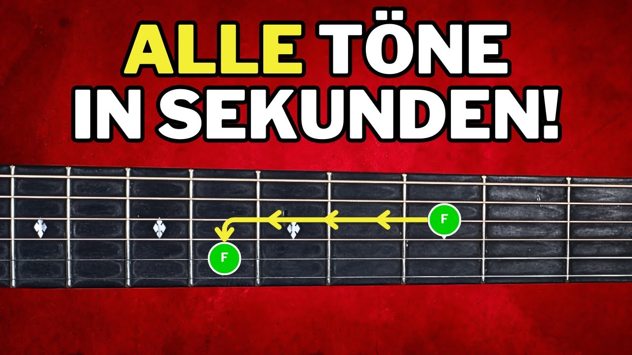 Alle Noten auf dem Griffbrett? So merkst du sie dir!