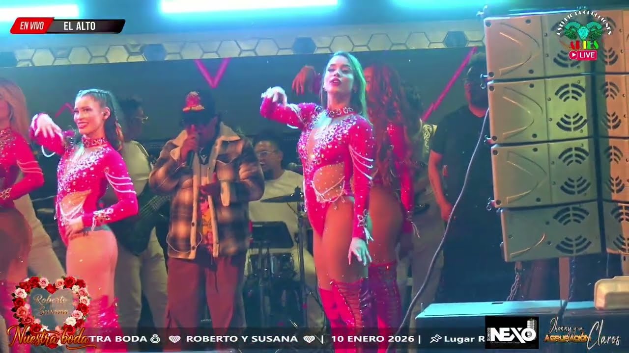 JHONNY Y SU AGRUPACION CLAROS EN VIVO | LUNITA | 2026