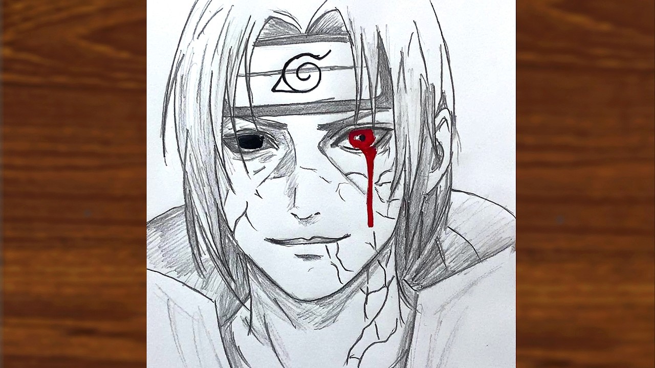 ITACHI UCHIHA BROKEN | Pain Behind the Blood Eyes (Pencil Sketch Art)