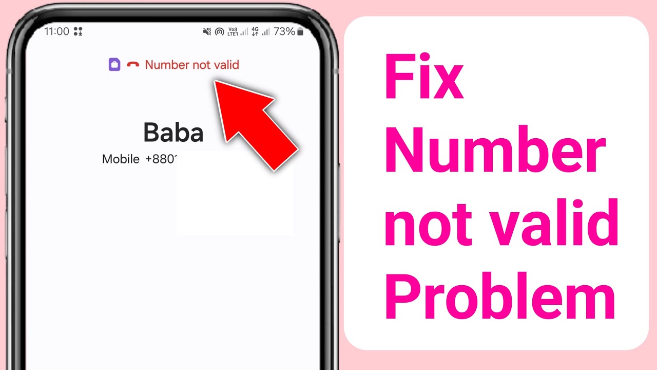 Fix Number not valid Problem in Android 2025 || Phone Number Not Valid Problem