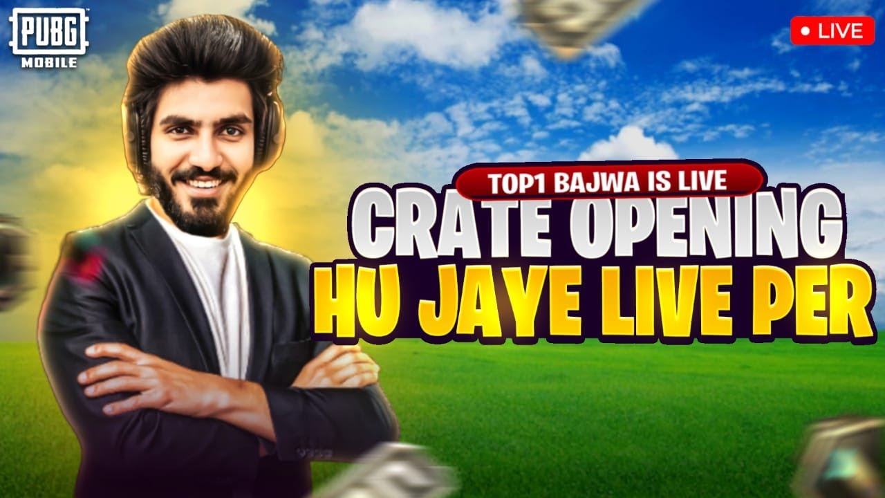 AJJ PHIR HO JAYE CRATE OPENING MYTHIC NIKALEIN YA FOOL MAX ? TOP RANKING LOBBY | TOP 1 BAJWA IS LIVE