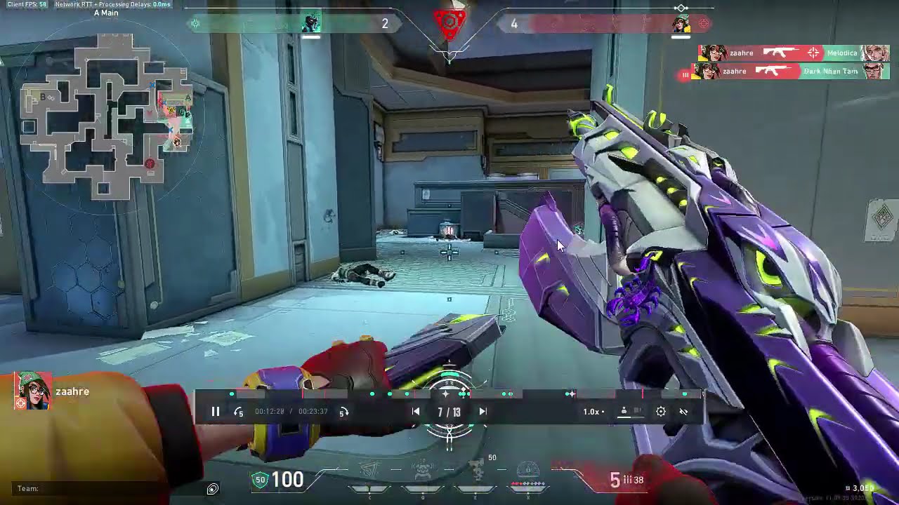 VALORANT  CLUTCH 1 VS 4 KILLJOY ABYSS