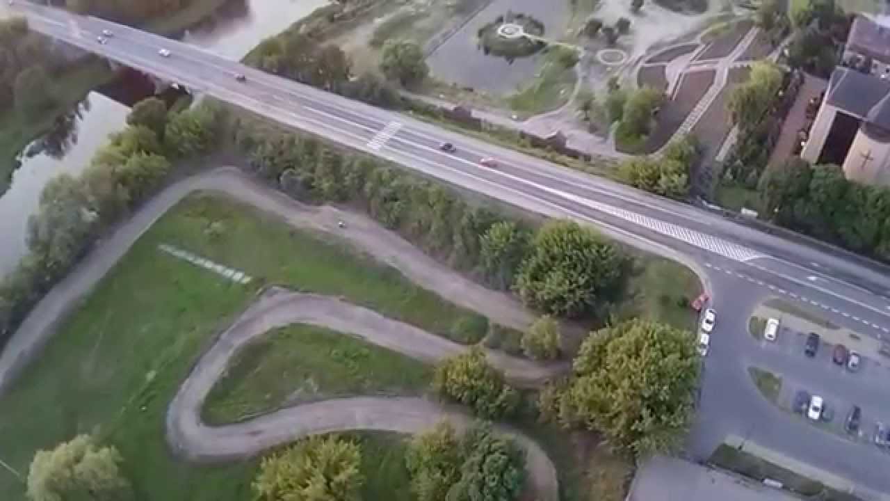 Topografia Centrum Sochaczewa z lotu ptaka