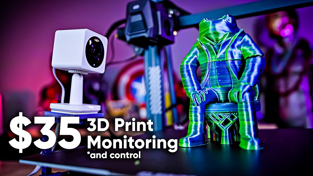 Удаленный мониторинг ЛЮБОГО 3D-принтера за 35 долларов